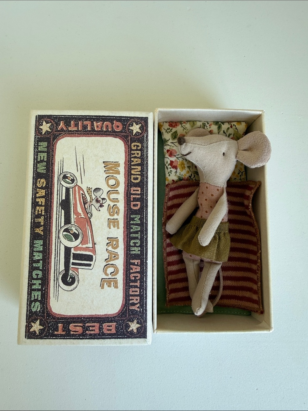 Maileg Big Sister Mouse in Matchbox